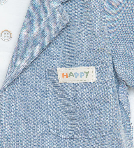 Restart for Kids Παιδικό Σετ 3 Τεμαχίων Πουκάμισο, Μπλούζα & Βερμούδα για Αγόρι 26-11220