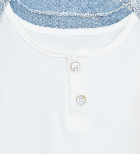 Restart for Kids Παιδικό Σετ 3 Τεμαχίων Πουκάμισο, Μπλούζα & Βερμούδα για Αγόρι 26-11220