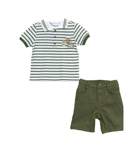 Restart for Kids Παιδικό Σετ Μπλούζα & Βερμούδα για Αγόρι 26-11100