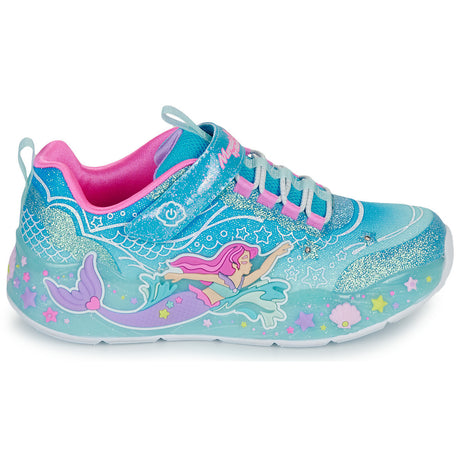 SKECHERS 303060L/BLMT sneakers με φώτακια blue/multi