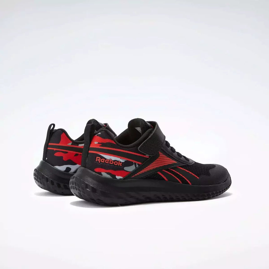 reebok rush runner 5 kids 100211357 black red