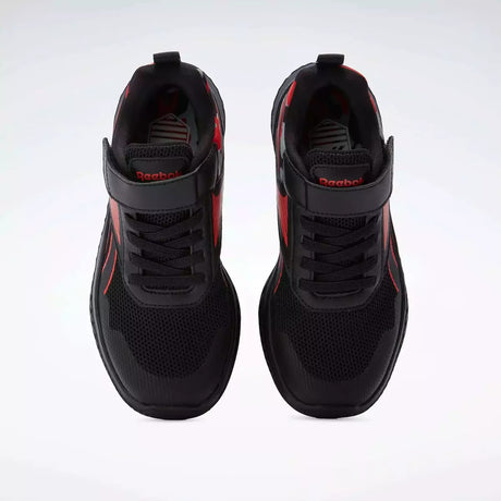 reebok rush runner 5 kids 100211357 black red
