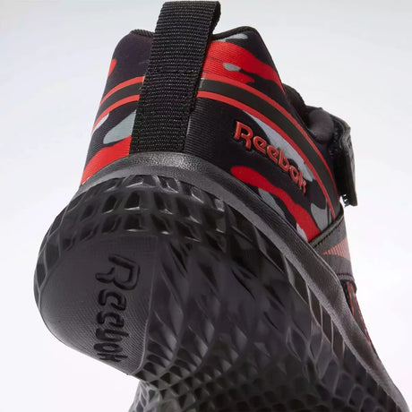 reebok rush runner 5 kids 100211357 black red