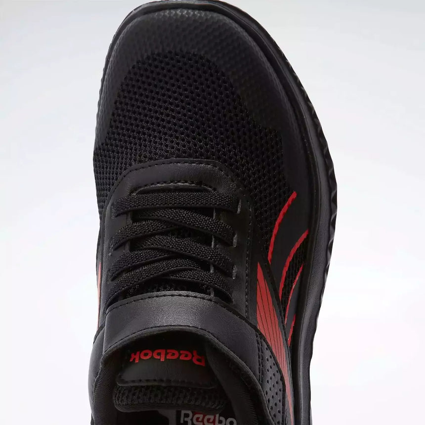 reebok rush runner 5 kids 100211357 black red