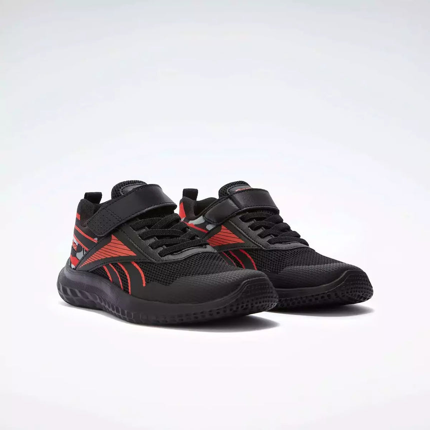 reebok rush runner 5 kids 100211357 black red