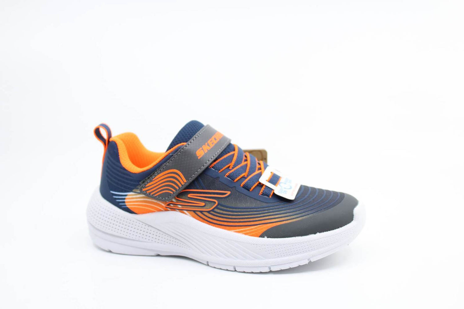 SKECHERS MICROSPEC  403926L-NVOR  NAVY ORANGE