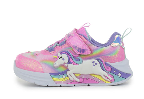 SKECHERS 302298N/PKMT sneakers  με φωτάκια pink/multi