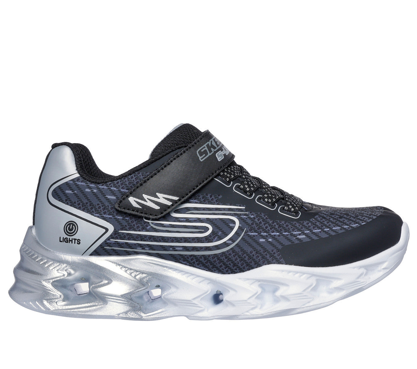skechers vortex 2.0 400604L-BKSL  BLACK GRAY