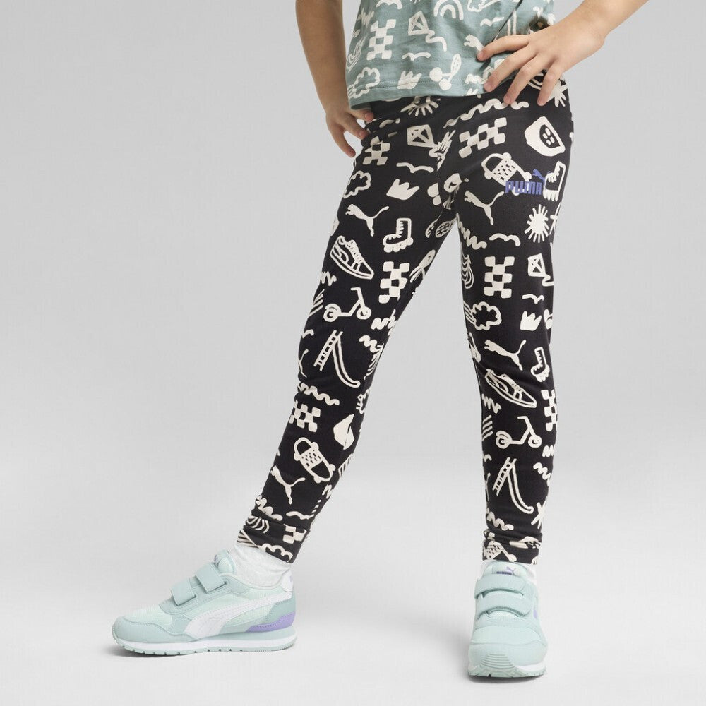 Puma 685160 01 Παιδικό Κολάν Αθλητικό Μακρύ Μαύρο