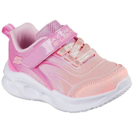 SKECHERS 303713N/PKMT Kids Sneakers with Scratches Pink