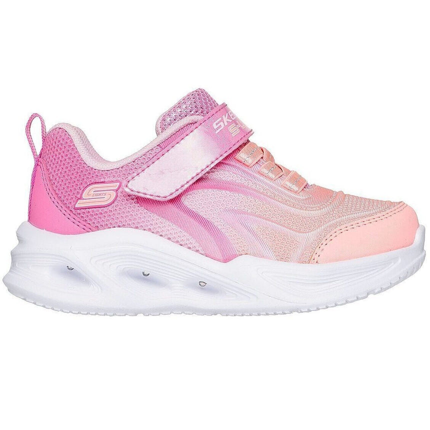 SKECHERS 303713N/PKMT Kids Sneakers with Scratches Pink