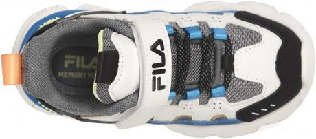 Fila Memory Spinel 3 V Παιδικά Sneakers με Σκρατς Λευκά 7yf33002-312
