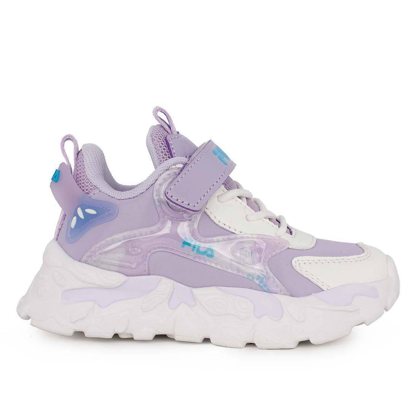 Fila Memory Musha Παιδικά Sneakers Ανατομικά με Σκρατς Λιλά 7yf53006-800