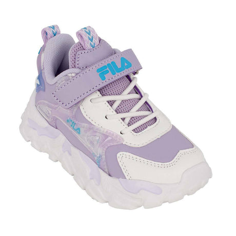 Fila Memory Musha Παιδικά Sneakers Ανατομικά με Σκρατς Λιλά 7yf53006-800