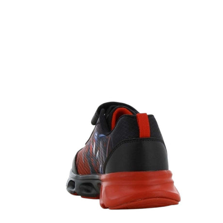 SPIDERMAN MARVEL DISNEY SP014215 Παιδικά Sneakers Ανατομικά με Σκρατς & Φωτάκια Μαύρα