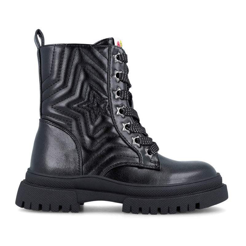 GARVALIN 251567-A054 Παιδικά Αρβυλάκια από Λουστρίνι με Φερμουάρ Μαύρα