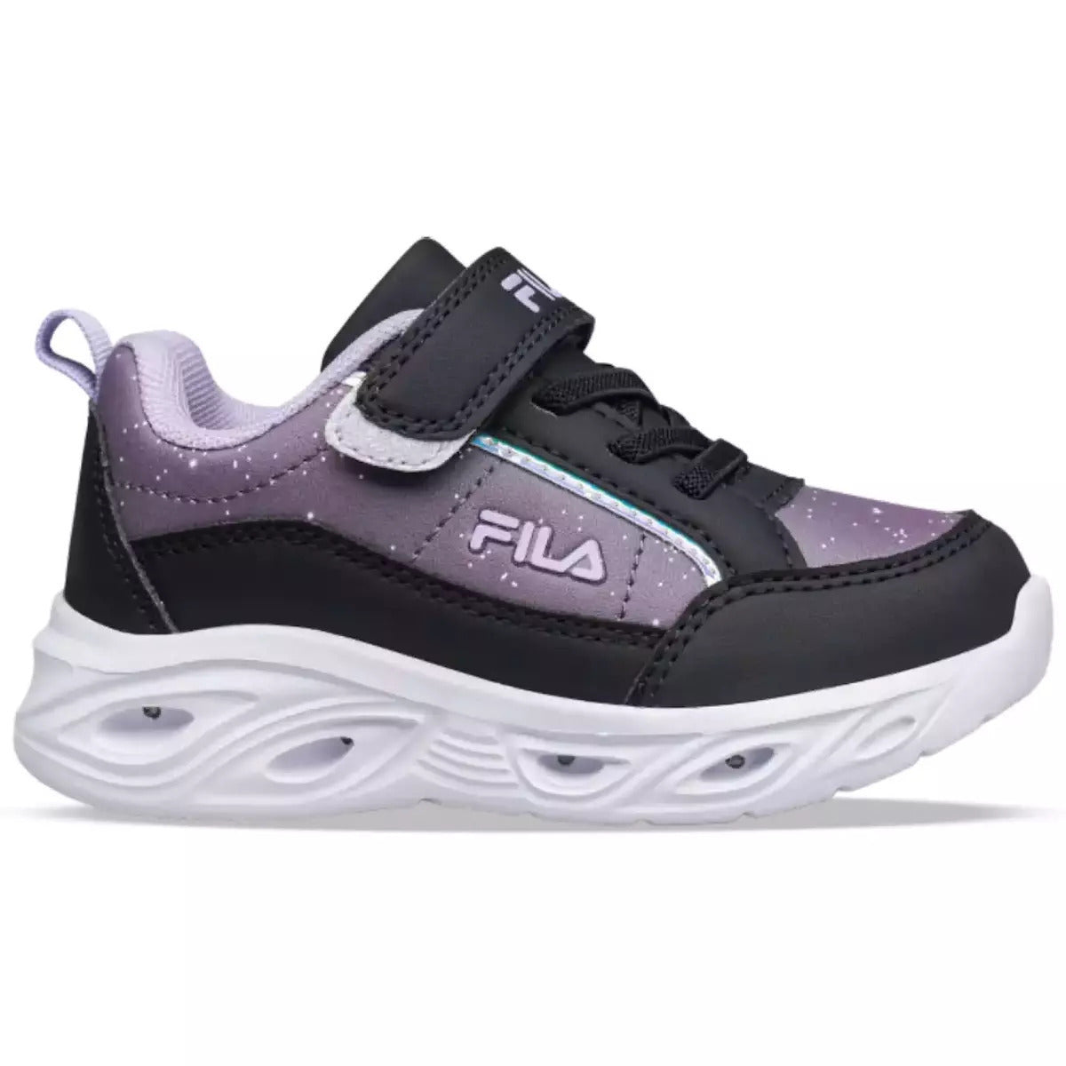 FILA 7AF53019-801 Memory Flash Gordon Αθλητικά Παιδικά Παπούτσια Running με Σκρατς Μαύρα