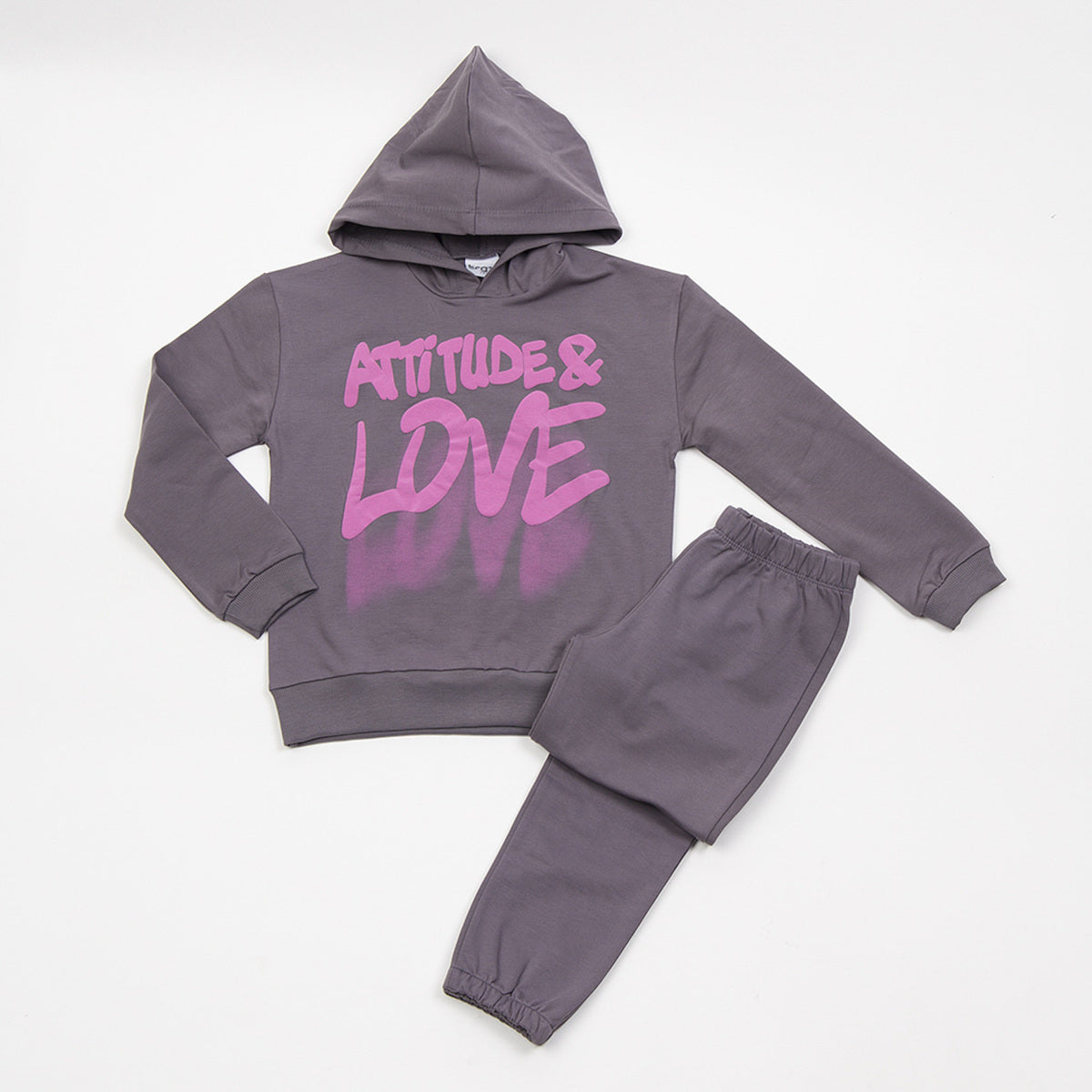 TRAX 48636 Παιδικό Σετ Φόρμας Ανθρακί 2τμχ