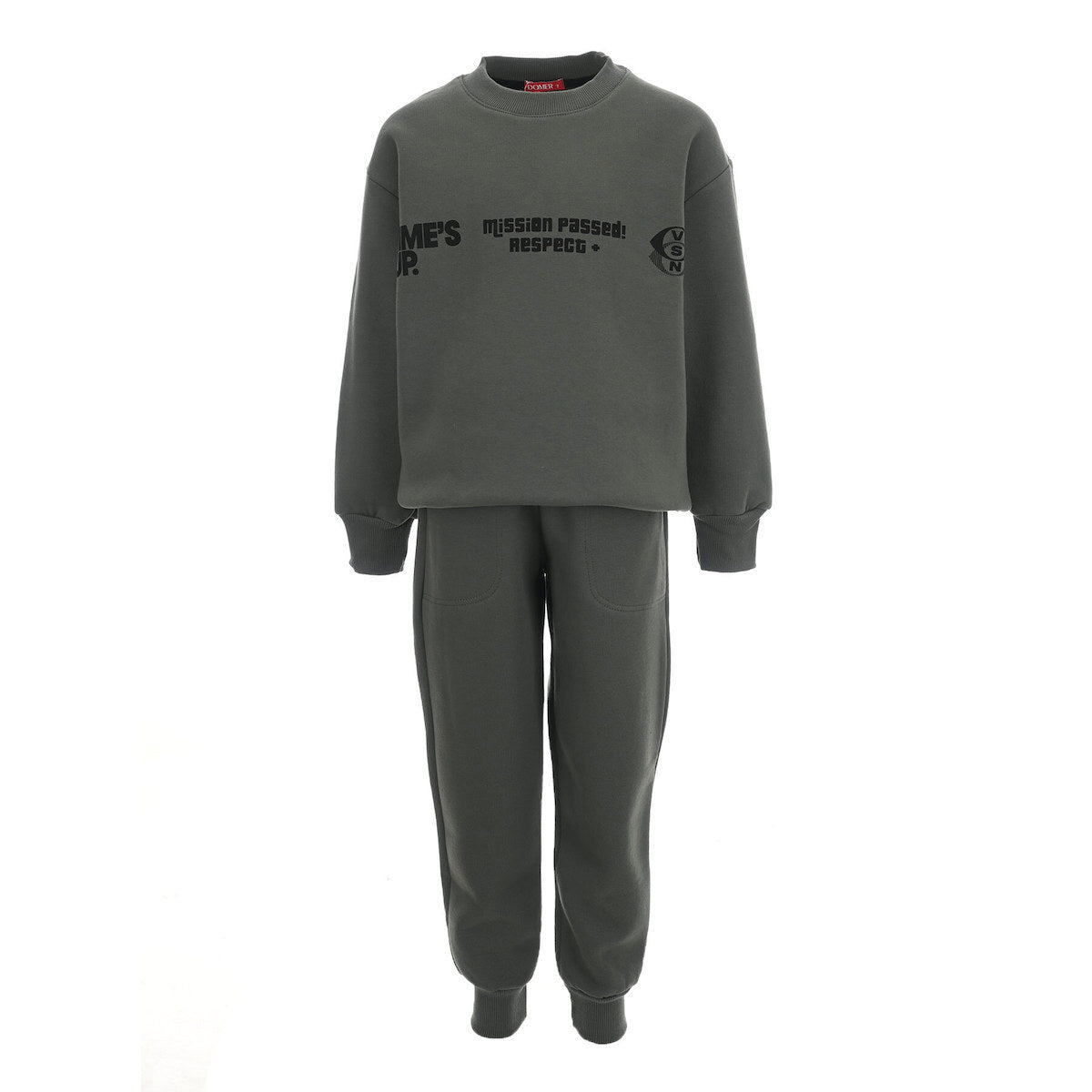 DOMER 4675 Παιδικό Σετ Φόρμας Χακί