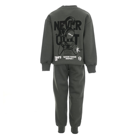 DOMER 4675 Παιδικό Σετ Φόρμας Χακί