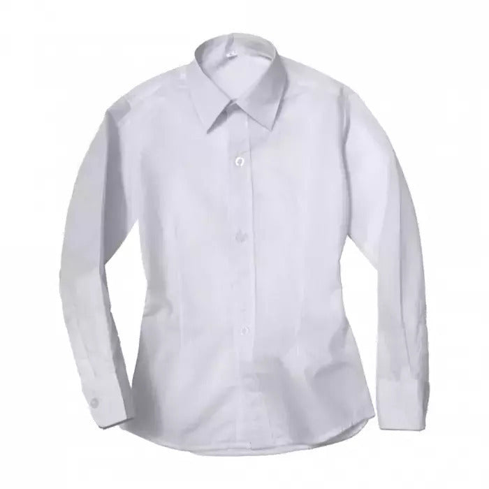 BONITO Παιδικό Πουκάμισο Μακρυμάνικο για Κορίτσι Λευκό (Παρέλασης)