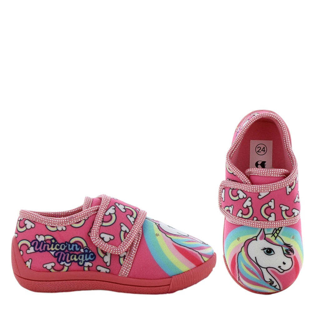 Unicorn LE000455 Παιδικές Παντόφλες Φούξια