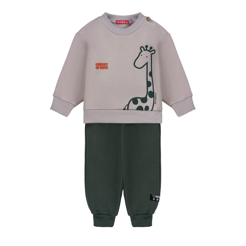 DOMER 4632 Παιδικό Σετ Φόρμας Γκρι