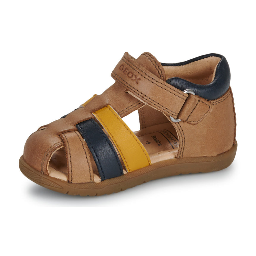 GEOX B254VA 0CL78 CT6F4 Παιδικά Πέδιλα B Sandal Macchia Καφέ