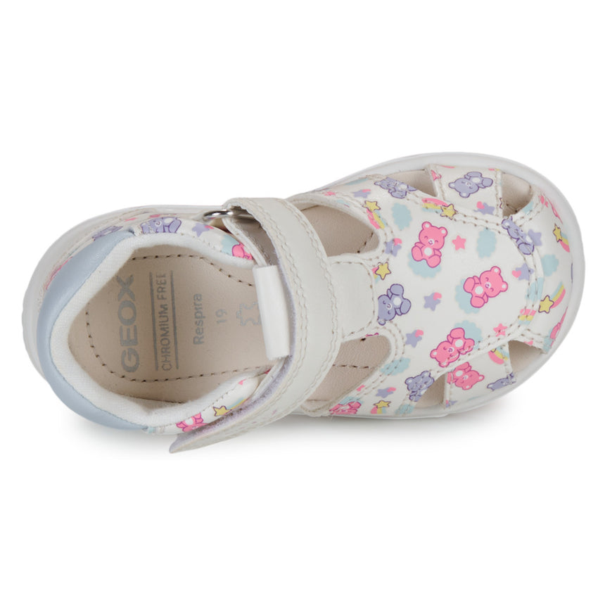 Geox Παιδικά Πέδιλα B Sandal Zapito Λευκά b556fb 05404 c0270