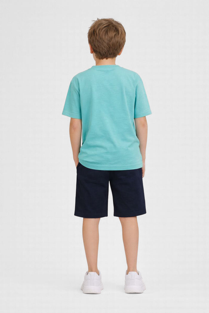 Trax Παιδικό Σετ 2 Τεμαχίων Μπλούζα & Σορτς για Αγόρι Μέντα 49314