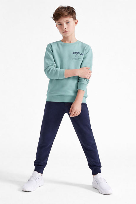 Trax Παιδικό Σετ Φόρμας 2 Τεμαχίων Μπλούζα & Παντελόνι Μέντα 49308