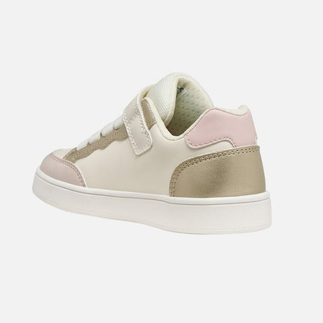 GEOX Παιδικό SNEAKER - J Eclyper Girl - J65LRB 054AJ C1M2X - Lt. Ivory/Gold