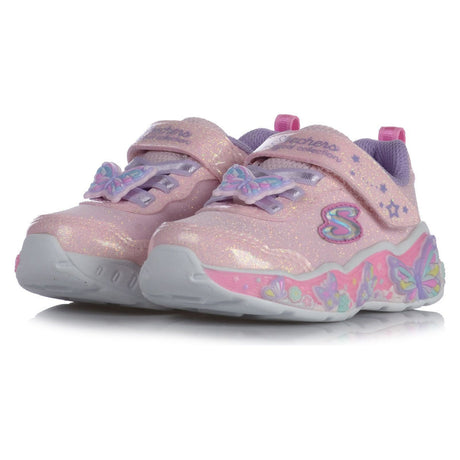 SKECHERS S-Lights: Lil Butterfly Bliss (303066N-LPMT)ΒΡΕΦΙΚΑ ΠΑΠΟΥΤΣΙΑ ΦΩΤΙΖΟΜΕΝΑ ΡΟΖ