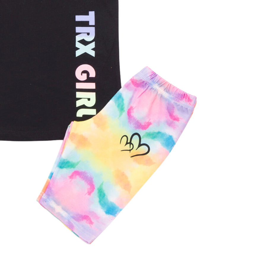 Trax Παιδικό Σετ με Κολάν Καλοκαιρινό 3τμχ Πολύχρωμο 49147