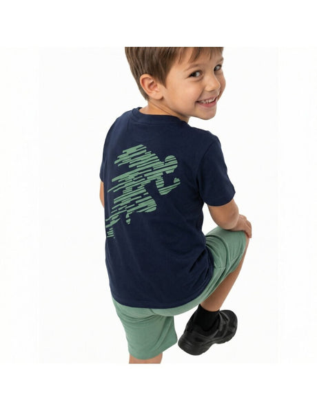 Trax Παιδικό Σετ 2 Τεμαχίων Μπλούζα & Σορτς για Αγόρι Navy Μπλε 49345