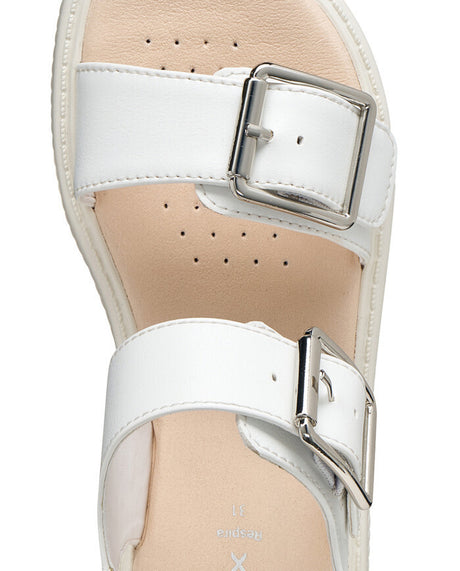 GEOX J45DBH 000BC C1000 Παιδικά Πέδιλα Kodette Λευκά