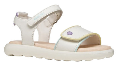 GEOX J65MSC 05402 C0653  Παιδικά Πέδιλα Λευκά