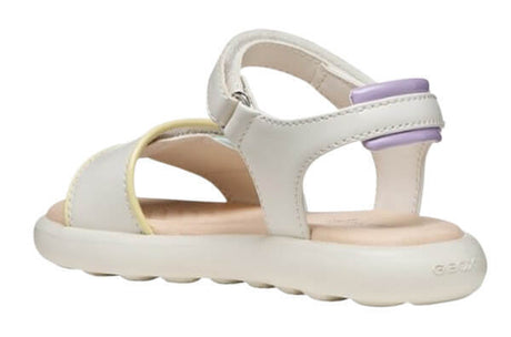 GEOX J65MSC 05402 C0653  Παιδικά Πέδιλα Λευκά