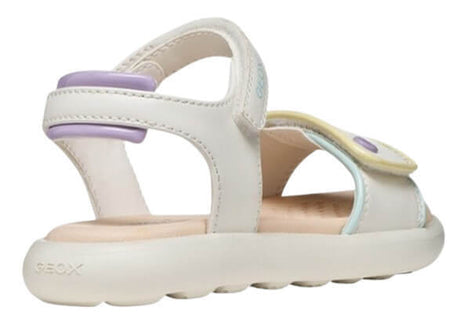 GEOX J65MSC 05402 C0653  Παιδικά Πέδιλα Λευκά