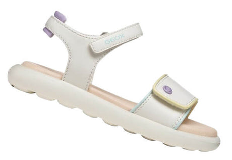 GEOX J65MSC 05402 C0653  Παιδικά Πέδιλα Λευκά