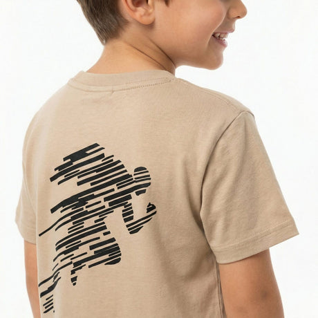 Trax Παιδικό Σετ 2 Τεμαχίων Μπλούζα & Σορτς για Αγόρι Μπεζ 49345-2