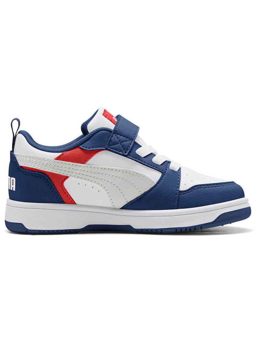 Puma snekers  αγορι  Rebound V6 Lo AC+ PS - Blue Jewel-Feather Gray-PUMA White 397419-33