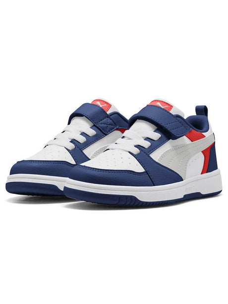 Puma snekers  αγορι  Rebound V6 Lo AC+ PS - Blue Jewel-Feather Gray-PUMA White 397419-33