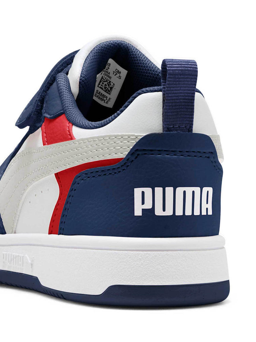 Puma snekers  αγορι  Rebound V6 Lo AC+ PS - Blue Jewel-Feather Gray-PUMA White 397419-33
