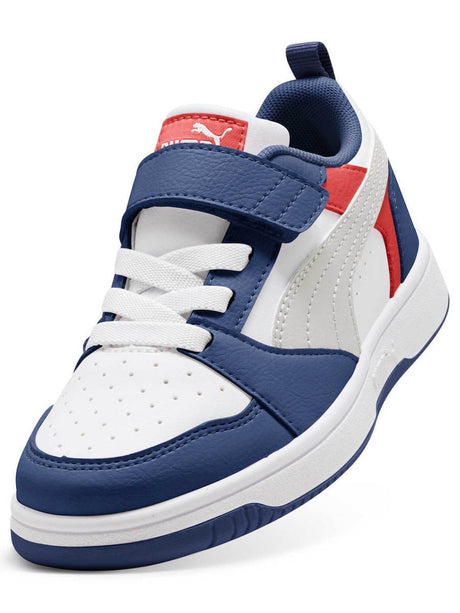 Puma snekers  αγορι  Rebound V6 Lo AC+ PS - Blue Jewel-Feather Gray-PUMA White 397419-33