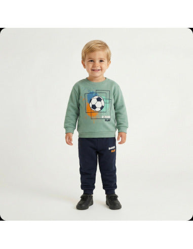 Trax Παιδικό Σετ Φόρμας 3 Τεμαχίων Ζακέτα, Μπλούζα & Παντελόνι Μέντα 49444