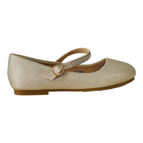 Touiti μπαλαρινα κοριτσι χρυσο με γκλιντερ l61060