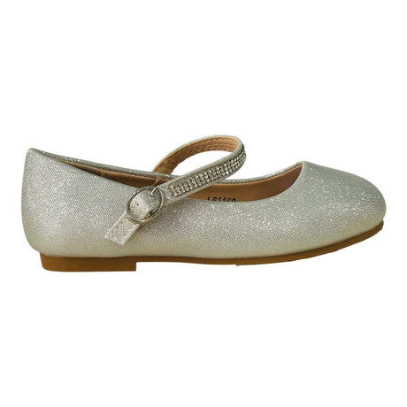 Touiti μπαλαρινα κοριτσι ασημι με γκλιντερ l61160