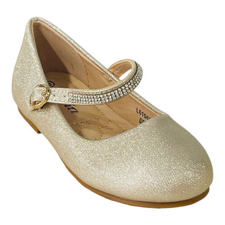 Touiti μπαλαρινα κοριτσι χρυσο με γκλιντερ l61060