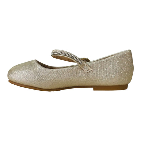 Touiti μπαλαρινα κοριτσι χρυσο με γκλιντερ l61060